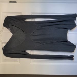 Black cotton blend top Armani X